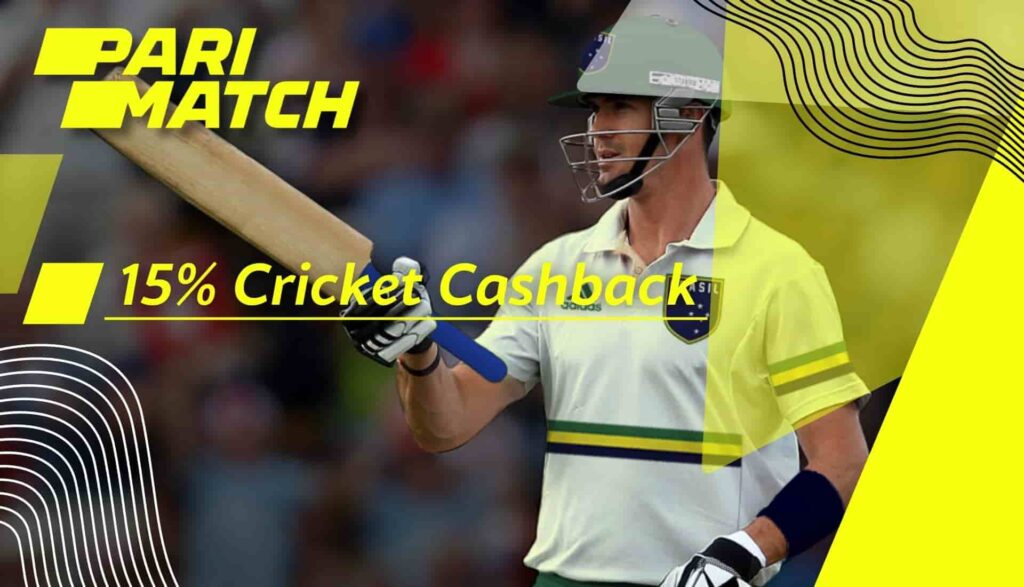 Cashback para apostas de críquete na plataforma Parimatch Brasil
