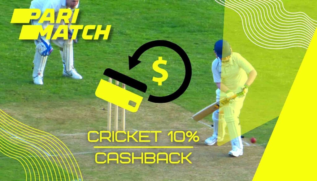 cashback ao apostar no críquete através do site Parimatch Brasil