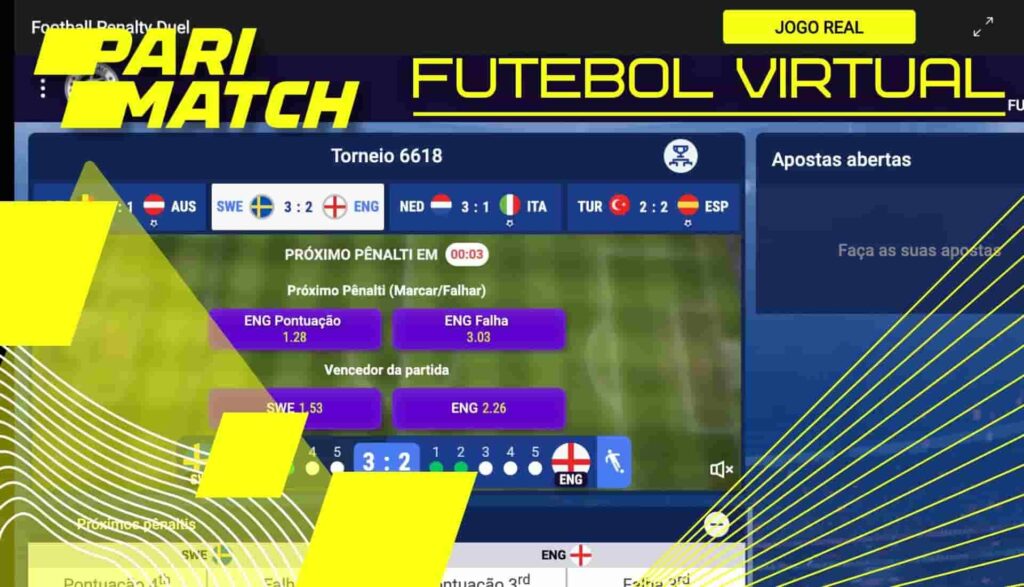 apostando no futebol virtual Parimatch Brasil
