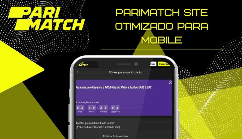 site de apostas otimizado para celular Parimatch Brasil