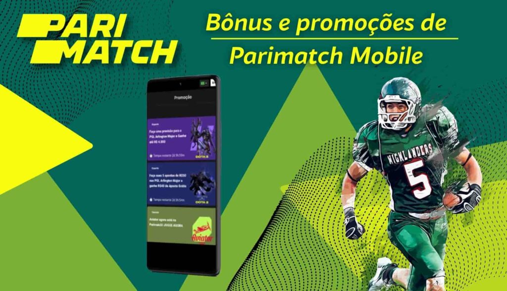 bônus e ofertas no app Parimatch Brasil
